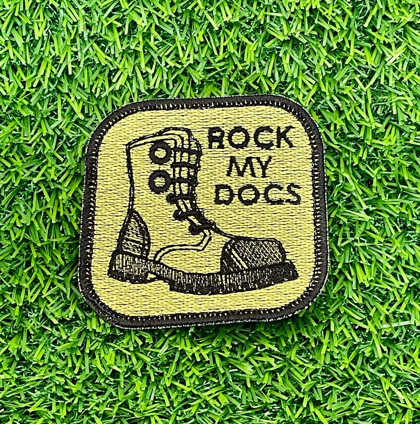 Rock my Docs Embroidery Patch