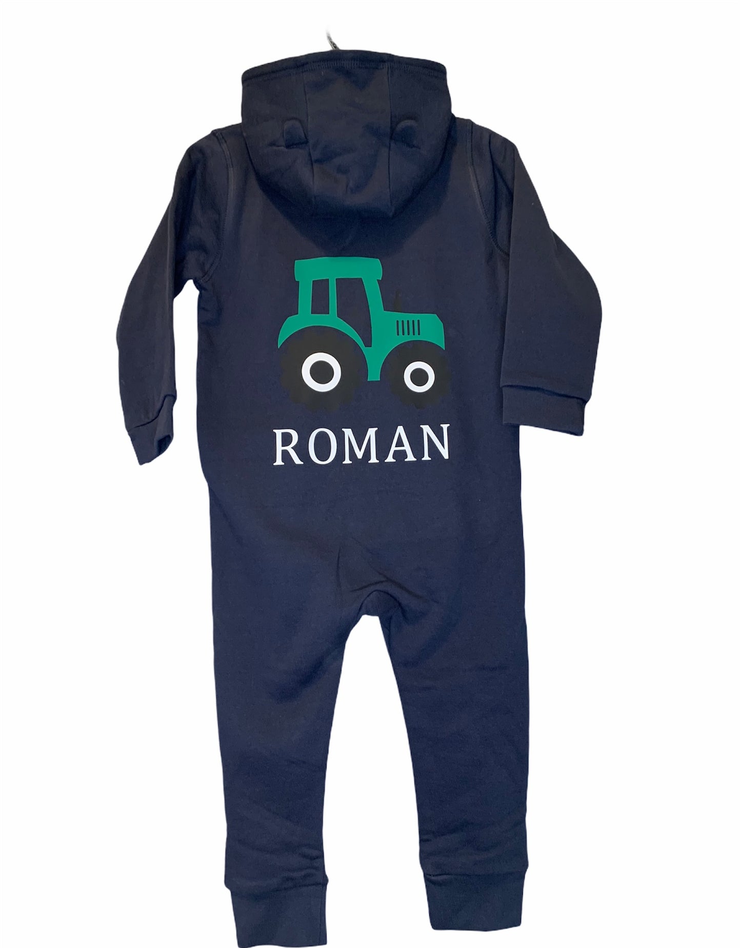 Personalised Tractor Onesie