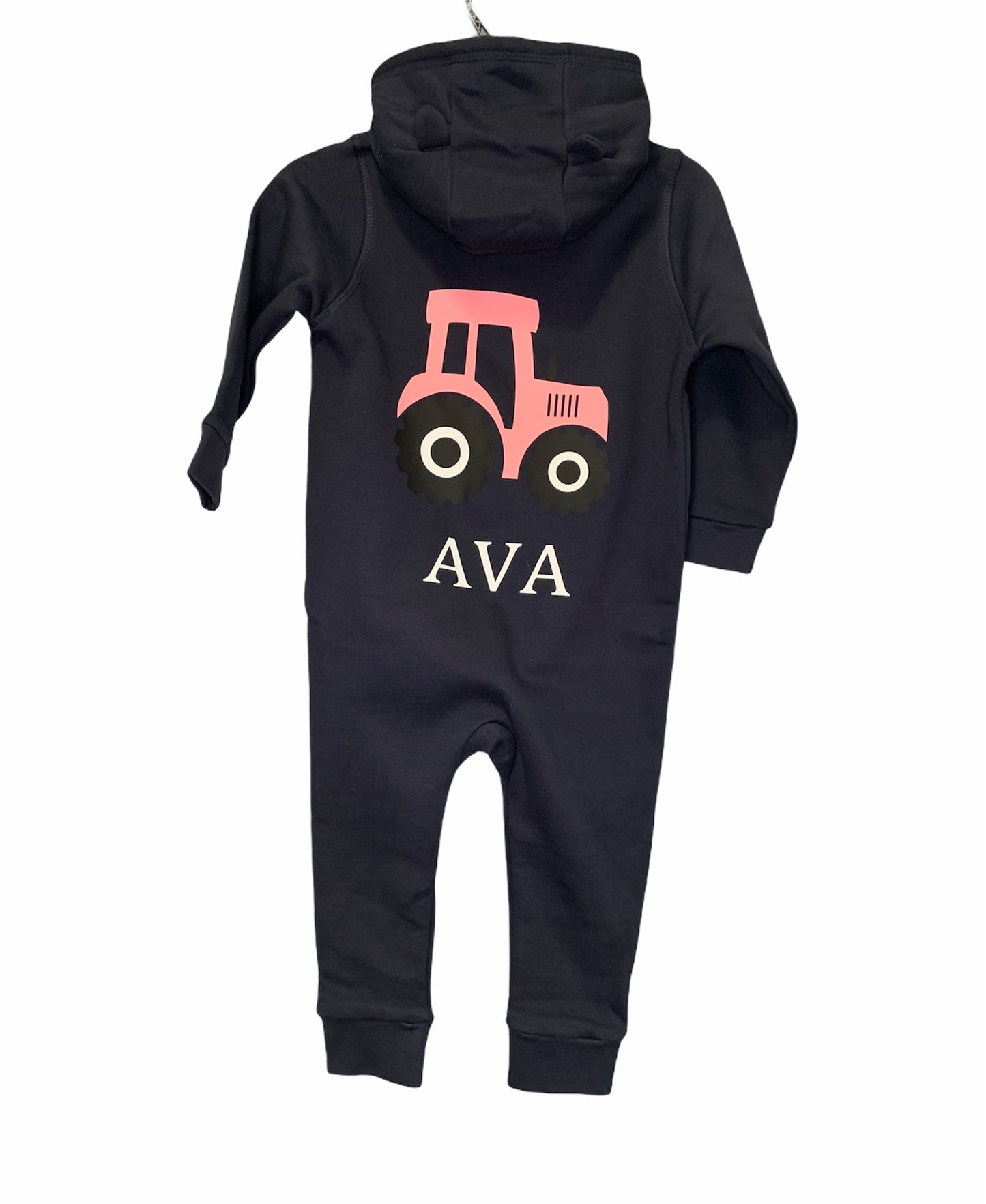 Personalised Tractor Onesie