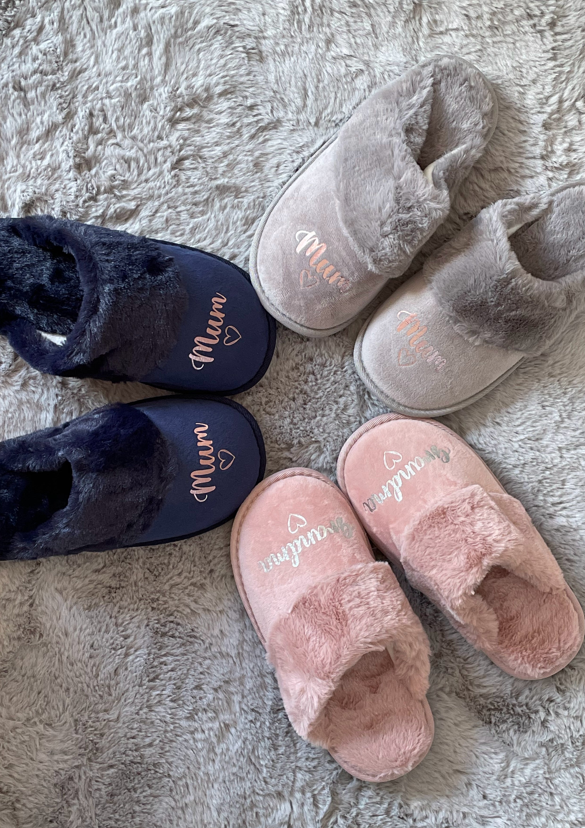 Personalised Women's Slippers – Little brown bird designs