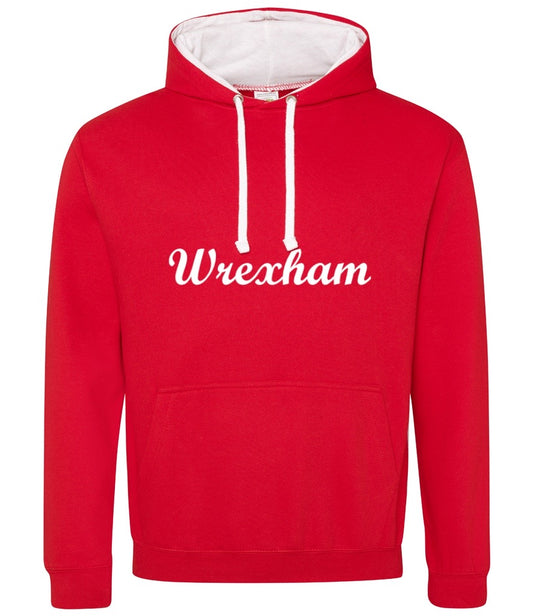 Wrexham Contrast Hood Hoodie (Adult)
