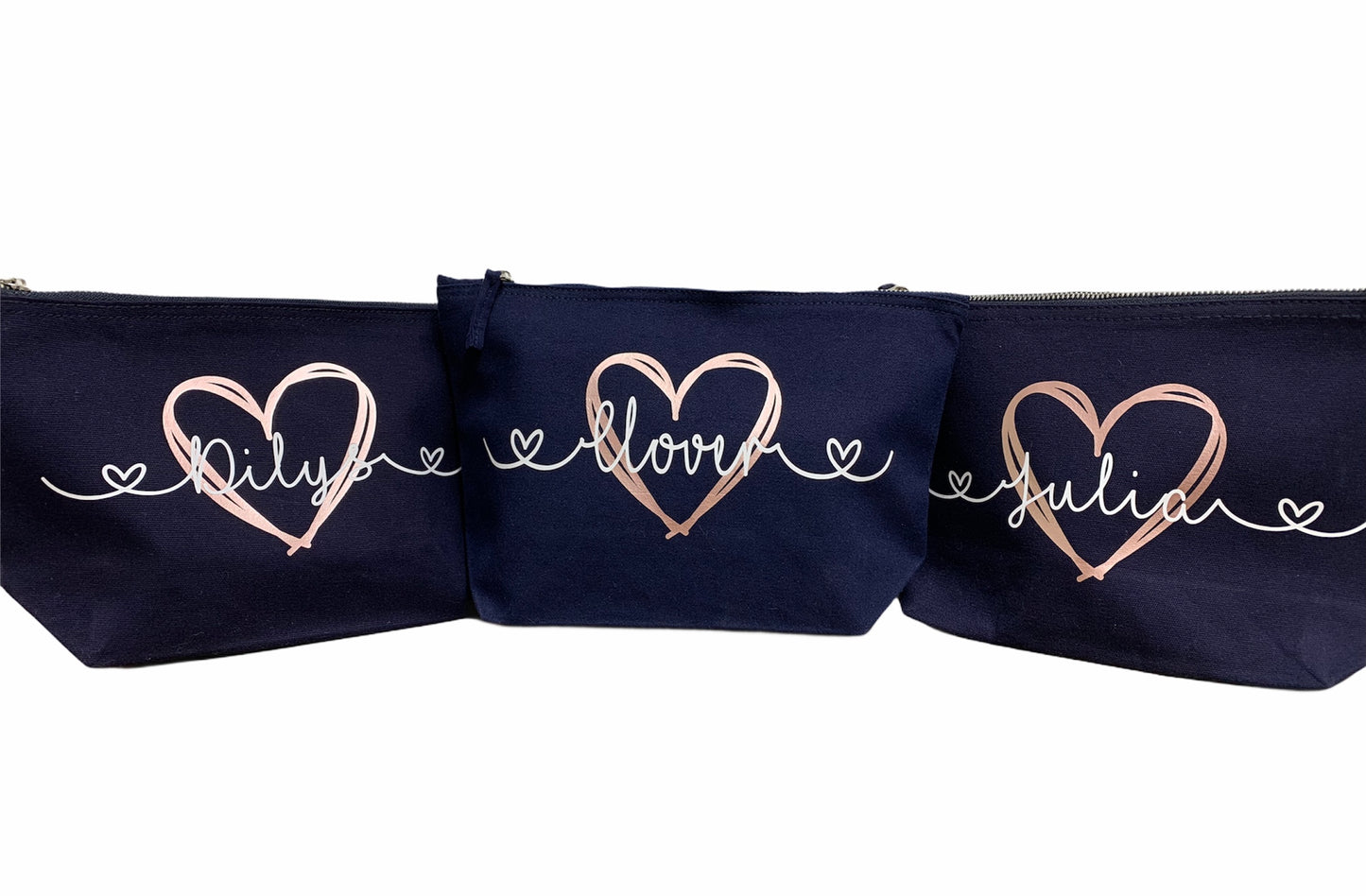 Personalised Zipped Pouch/Make up bag