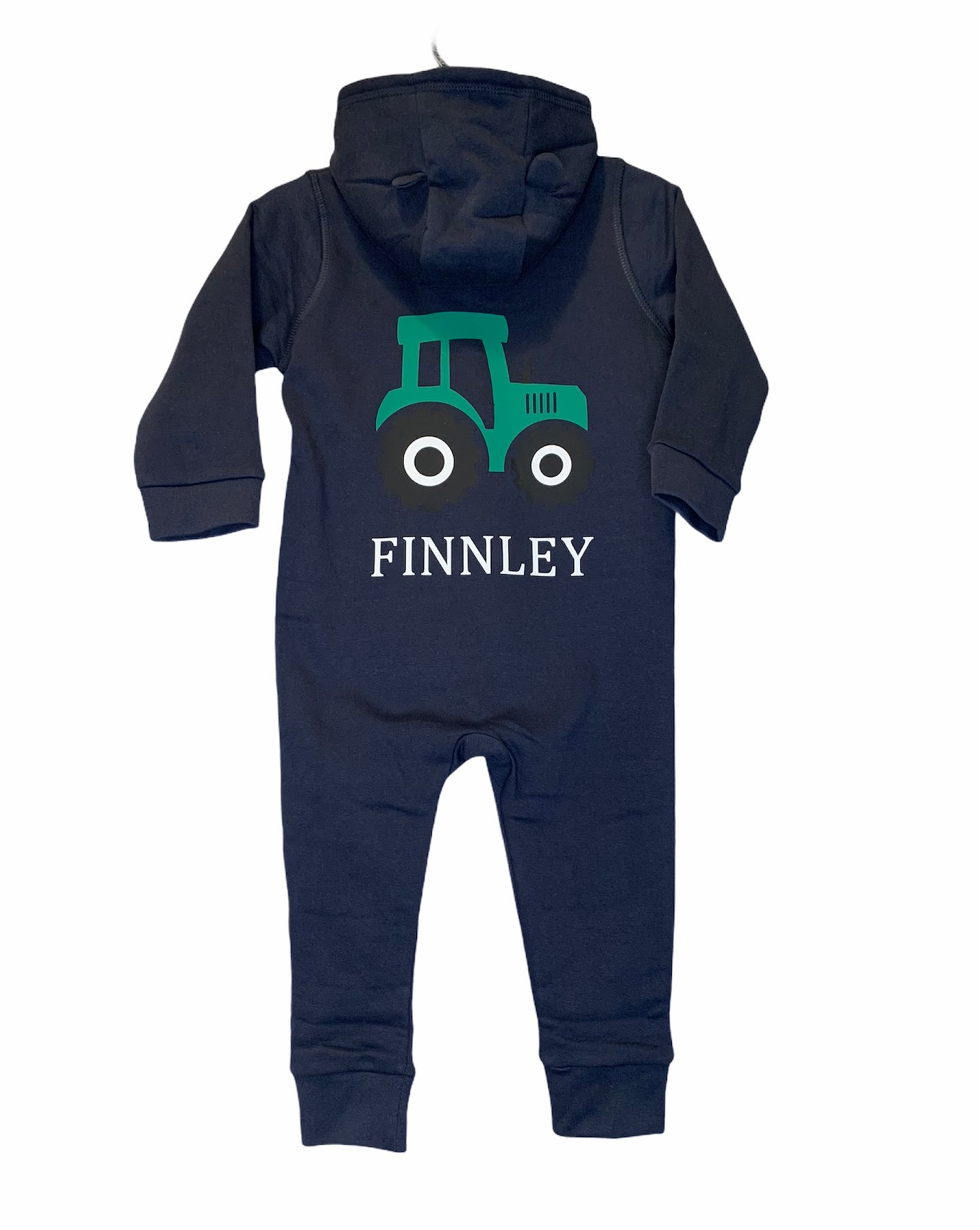 Personalised Tractor Onesie
