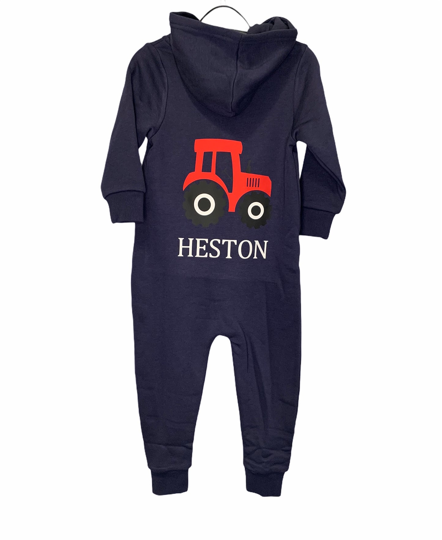 Personalised Tractor Onesie