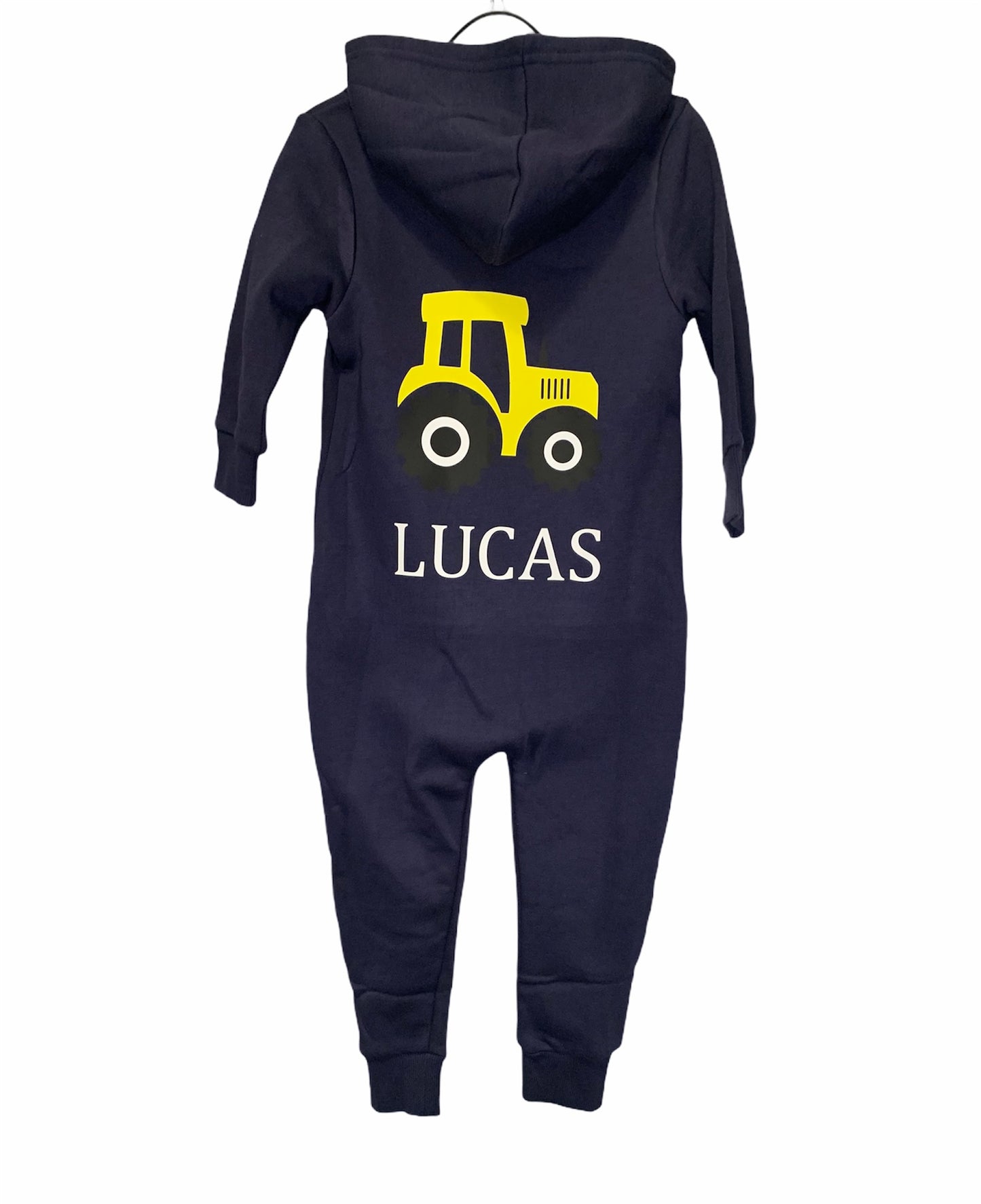 Personalised Tractor Onesie
