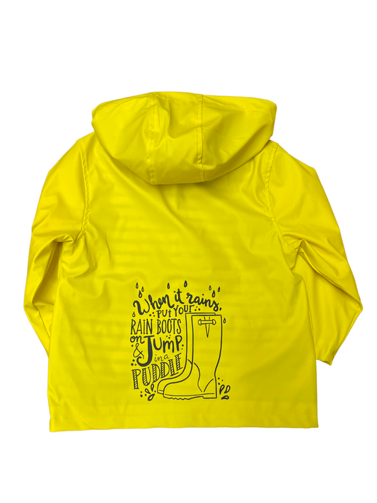 Puddle Jumping Children's Rain Jacket Yellow Age 3-4 years